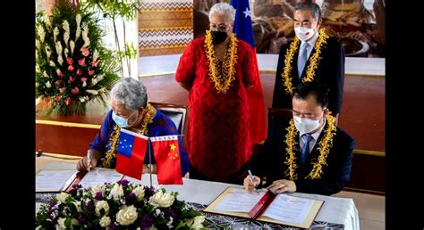 Samoa signs China agreement amid South Pacific push