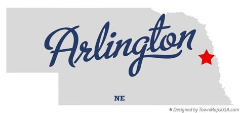 Map of Arlington, NE, Nebraska