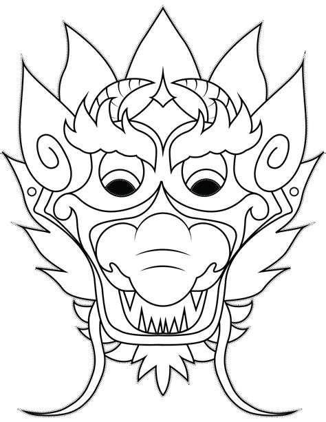 Dragon Mask – Simple and Easy Dragon Crafts Made from Paper - ClipArt Best - ClipArt Best