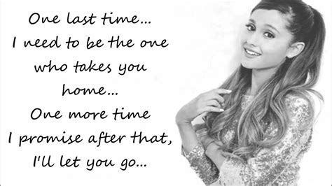 √100以上 ariana grande one last time lyrics 971680-Ariana grande one last time lyrics download