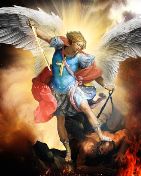 Saint Michael the Archangel St Michael Print Catholic Art - Etsy