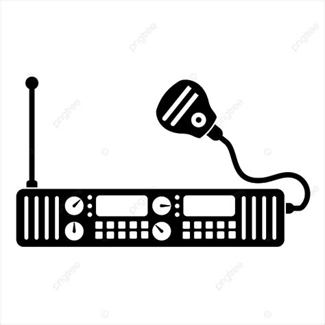 Wireless Radio Vector PNG Images, Ham Radio Icon Amateur Wireless ...