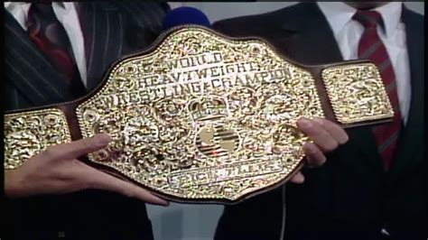 WCW ORIGINAL SIZE BIG GOLD WORLD HEAVYWEIGHT WRESTLING CHAMPIONSHIP ...