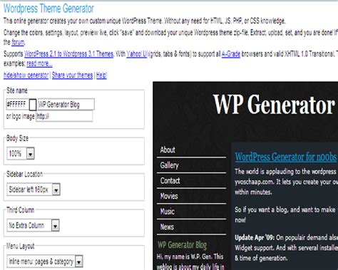 Top 10 WordPress Theme Generator: Now Lets Create Your Own Theme | Oct 2018 WG