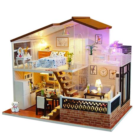 Handmade Doll House Furniture Miniatura Diy Doll Houses Miniature ...