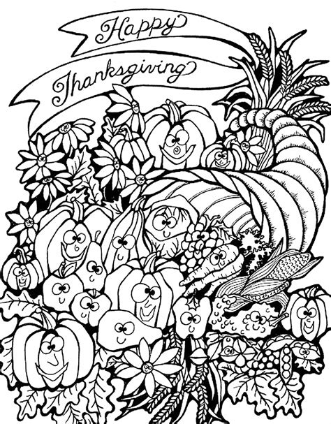 Harvest Coloring Pages Printable