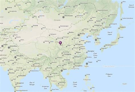 Map of China Google