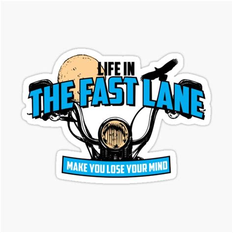 "Music Retro Music Life in the Fast Lane" Sticker for Sale by ...