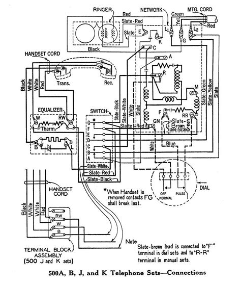 ⭐ Vintage Telephone Wiring Diagram ⭐ - Kallela 583