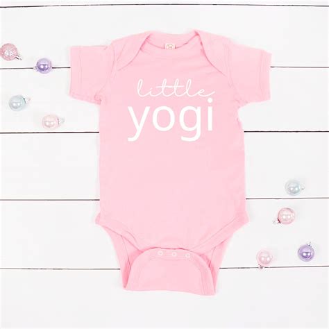 Little Yogi Baby Yoga Shirt Yoga Baby Clothes Baby Shower - Etsy