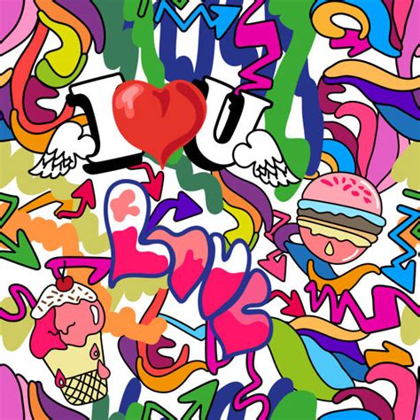 220+ I Love You In Graffiti Stock Illustrations, Royalty-Free Vector ...