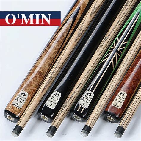 O'Min Handmade EVOLVER 3 4 Jointed Snooker Cues Sticks with 3 4 Snooker Cue Case Set 9.5mm 10mm ...