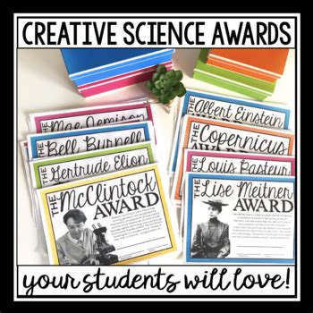 Science Awards - 40 End of the Year Scientists Awards - Distance Learning