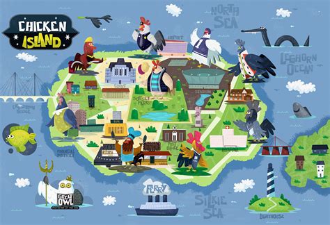 Puzzle Illustration Map on Behance