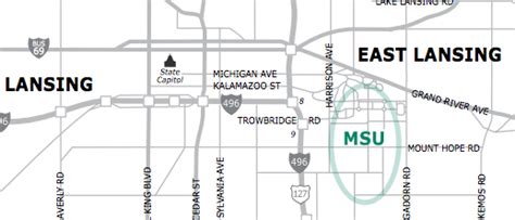 MSU Campus Maps - Michigan State University