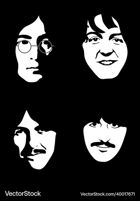 Beatles Royalty Free Vector Image - VectorStock