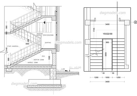 Stairs Drawing Detail