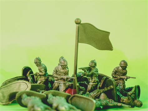 Green Plastic Toy Soldiers Free Stock Photo - Public Domain Pictures