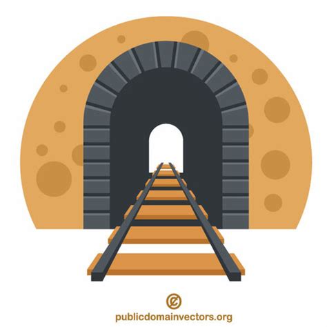 Railroad tunnel | Public domain vectors