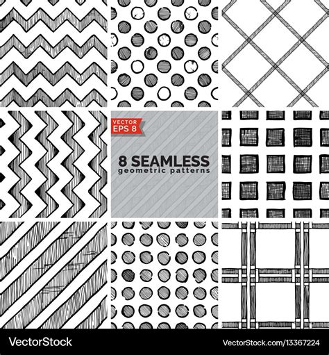 Simple geometric pattern Royalty Free Vector Image