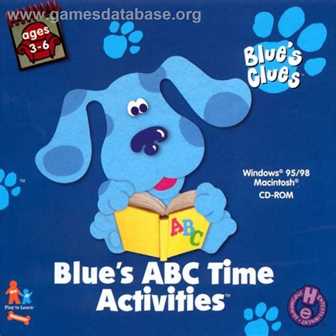 Blue's Clues: Blue's ABC Time Activities - ScummVM - Artwork - Box