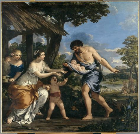 Romulus et Rémus recueillis par Faustulus - Louvre Collections