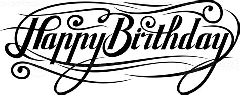 Happy birthday label png illustration 8505746 PNG