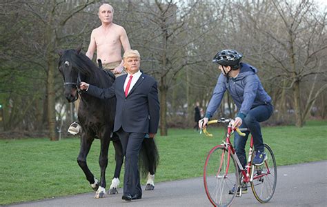 Vladimir Putin Riding A Ritz Cracker