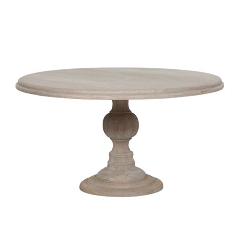 Rustic Wooden Round Dining Table - The Home Market