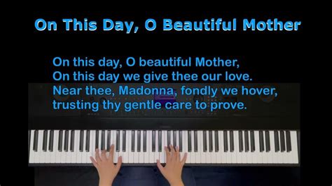 ON THIS DAY, O BEAUTIFUL MOTHER - INSTRUMENTAL HYMN | ALETHEA MENEZES ...