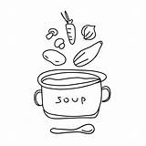 Soup Coloring Page sketch template