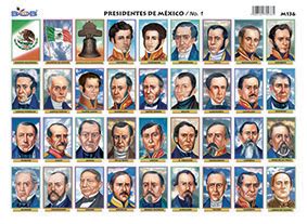 M136 Presidentes de México 1 - Ediciones Bob Shop