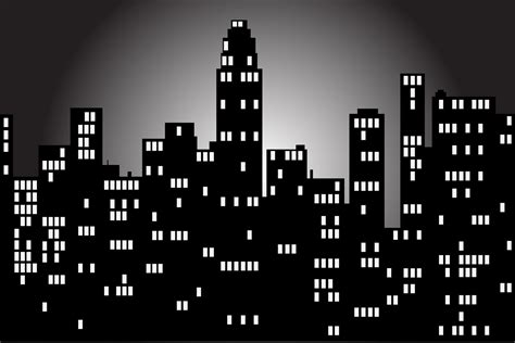 City Skyline At Night Free Stock Photo - Public Domain Pictures