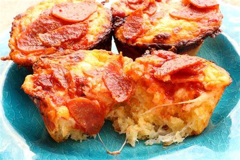 Pepperoni Pizza Muffins - $5 Dinners | Budget Recipes, Meal Plans, Freezer Meals