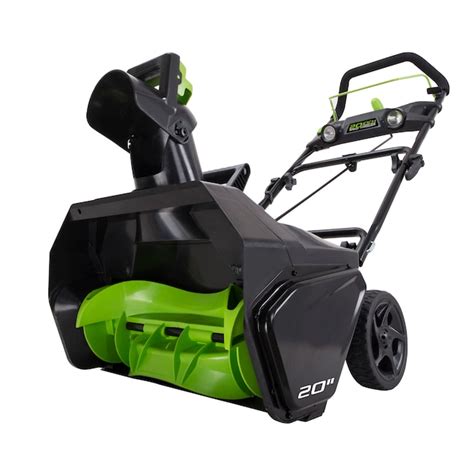 Greenworks Pro 80-volt Max 20-in Single-stage Push Cordless Electric Snow Blower 2 Ah (Battery ...