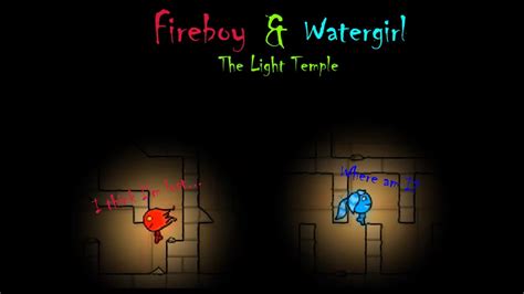 The light temple is kind of... dark. Uh-oh | Fireboy & Watergirl Light ...