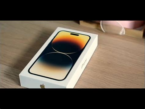 iPhone 14 Pro Max in Gold colour Unboxing 256GB - YouTube