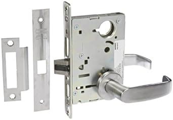 Amazon.com: Sargent 8200 Series Satin Chrome Plated Passage or Closet Mortise Lock with L Lever ...