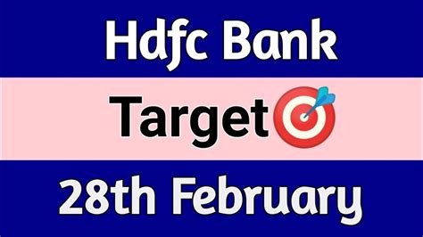 hdfc bank stock news today |hdfc bank share price target tomorrow ...