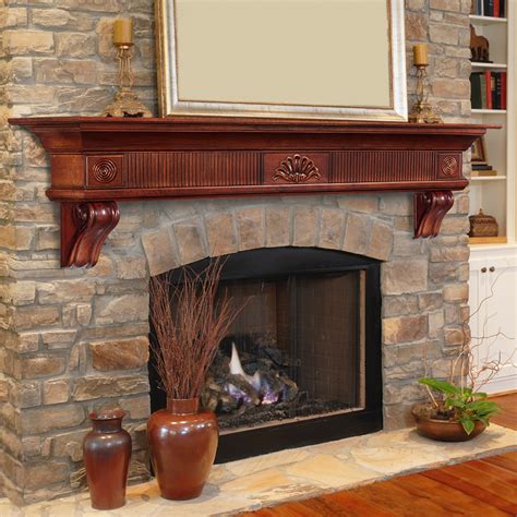 Amazon.com: Pearl Mantels 520-48 Berkley Paint Grade Fireplace Mantel ...