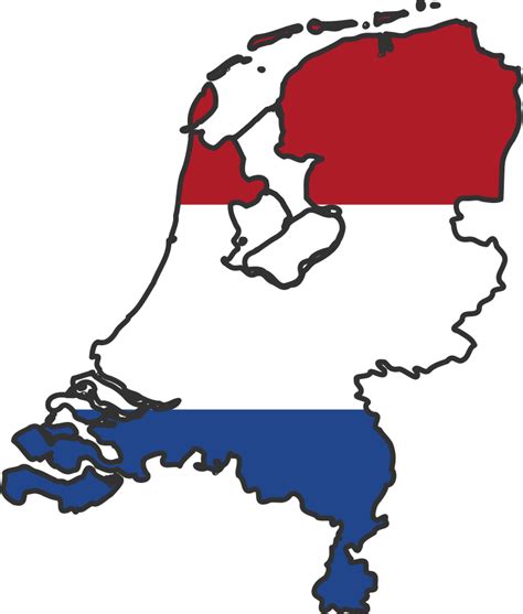 Netherlands flag map Holland Europe, Netherlands Map, History Of ...