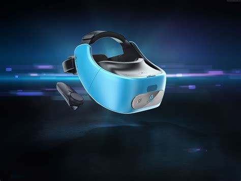 Photo of blue VR goggles with remote game control HD wallpaper | Wallpaper Flare