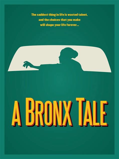 A BRONX TALE Movie Poster | Etsy in 2020 | A bronx tale, A bronx tale ...