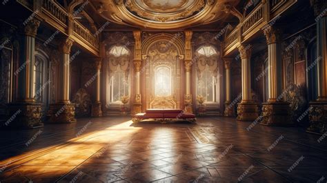 Premium Photo | The throne room in the palace of versailles