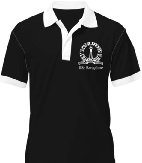 IISC-Bangalore-Logo Two button polo t-shirt India