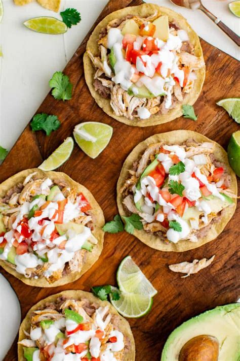 Chicken Tostadas - Easy Chicken Recipes