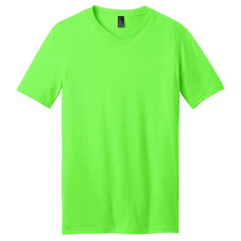 District - District Young Men's V-Neck Short Sleeve Concert T-Shirt_Neon Green_L - Walmart.com