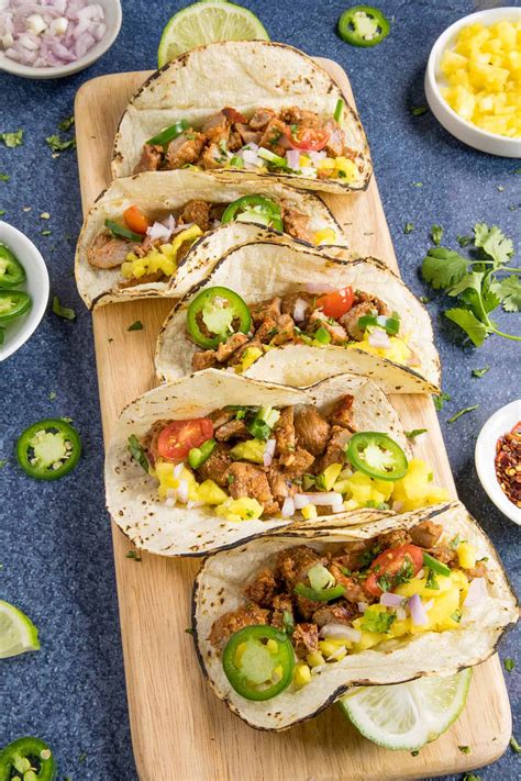 Tacos al Pastor Recipe - "Shepherd Style" Mexican Pork Tacos - Chili ...