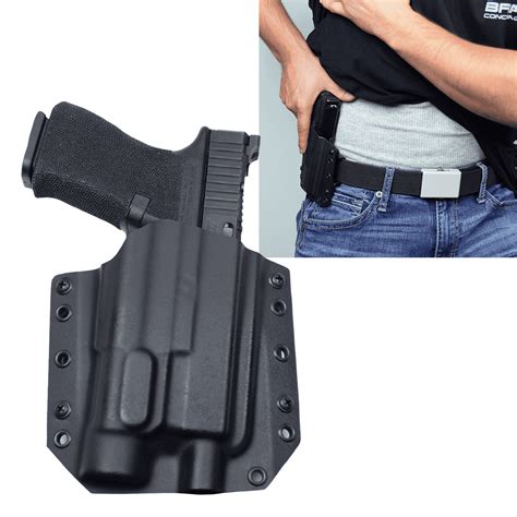 Glock 19 MOS Streamlight TLR-1s Holster | OWB Concealed Carry Holster ...