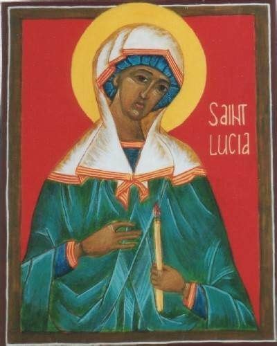 saint lucy day | ST LUCIA - Saint Lucy's Day or the Feast of St. Lucy ...